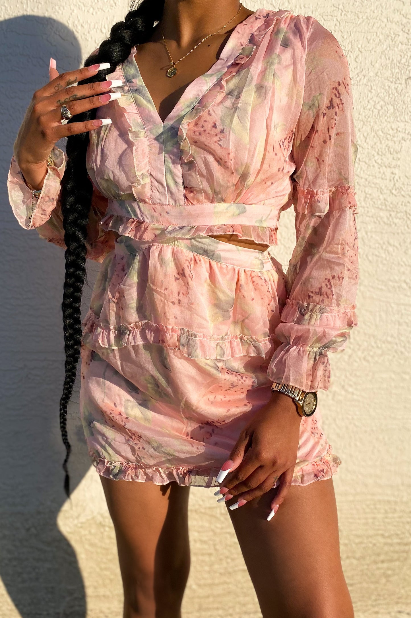 “Spring Tingz” Dress (L)