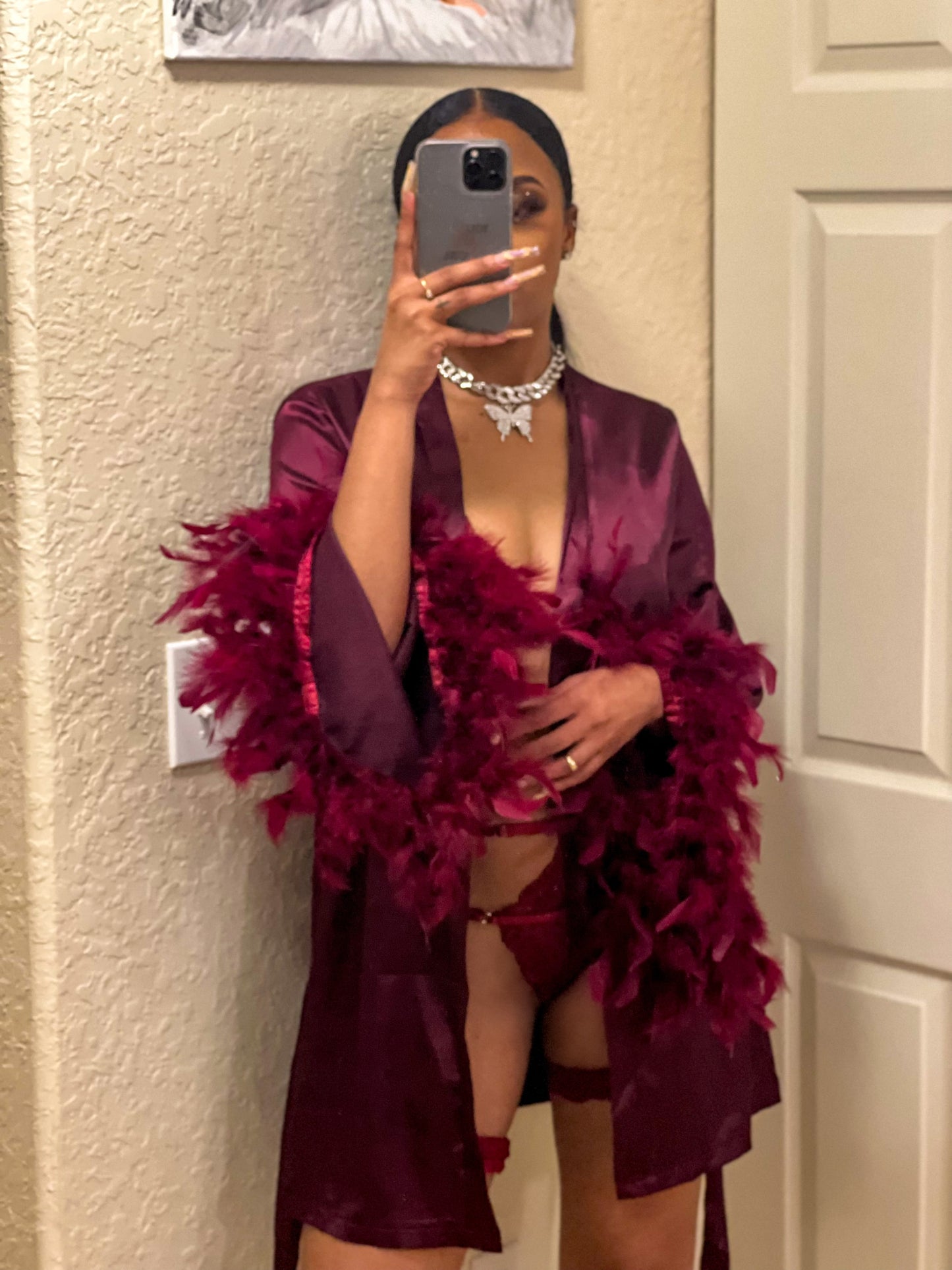 "Love It Here" Robe (M)