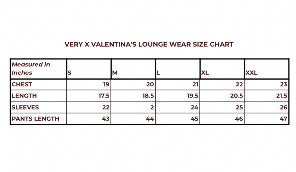 "Very X Valentina" Lounge Set